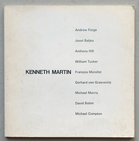 Tate Gallery # KENNETH MARTIN # + Morellet, von Graevenitz, 1975, nm