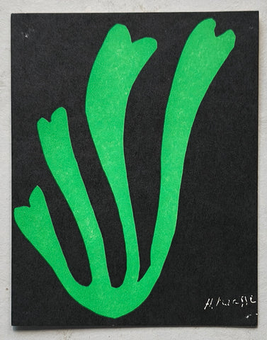 Ed. Nouvelles images # MATISSE # no.23, original silkscreened card, ca. 1960, nm