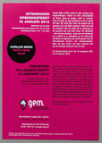 GEM # CARLIJN MENS # 2013, invitation, Mint