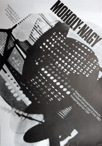 Haags Gemeentemuseum, Jan van Toorn # MOHOLY NAGY # poster, 1967, nm/B-
