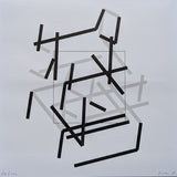 Manfred Mohr # COMPOSITION # screen print, 1990, mint-