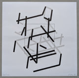 Manfred Mohr # COMPOSITION # screen print, 1990, mint-