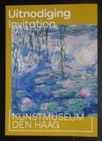 Kunstmuseum Den Haag # MONET # invitation, 2020, mint
