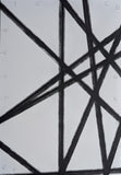 Francois Morellet # SCREEN PRINT # composition with 9 crossing lines , 1991, mint-