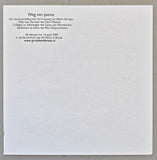 Marc Mulder, Herwaarden, Dejonckheere # WG VAN PASSIE # invitation, 2009, mint