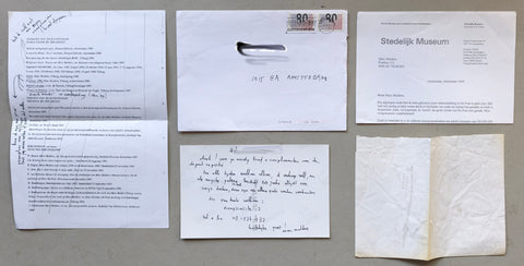 Stedelijk Museum + Marc Mulders # correpondance # 1999, nm
