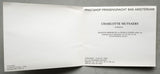 Printshop # CHARLOTTE MUTSAERS # invitation, 1983, nm