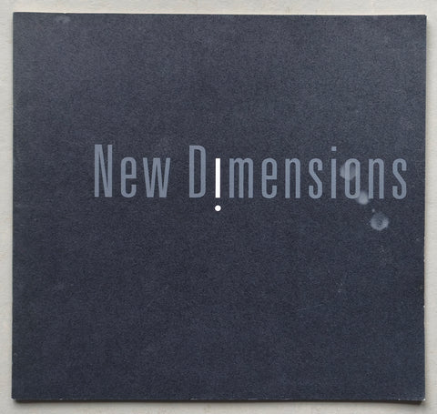 Greg Gorman, Slavin, Fitch # NEW DIMENSIONS # ca. 1990, nm++