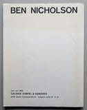 Gimpel + Hanover fils # BEN NICHOLSON # 1966, nm