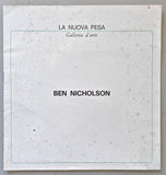 La nuova Pesa # BEN NICHOLSON # 1975, vg++