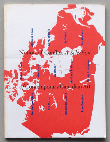 Stedelijk Museum , Wall, Snow ao # NOTION OF CONFLICT # Canadian Art,1995, mint-