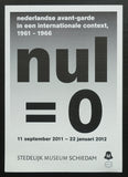 Stedelijk Museum Schiedam # NUL= 0, ZERO # invitation , 2011, mint-