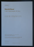 Kunstmuseum Den Haag # DAVID NUUR # invitation, 2020, mint
