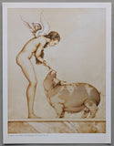 galeie Steltman # MICHAEL PARKES # invitation, 1991, mint