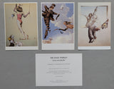 galerie Steltman # Michael PARKES, EEN OVERZICHT# invitation + 3 Steltman postcards