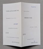 Hamburger Kunsthalle # JURGEN PARTENHEIMER # invitation, 1990, mint