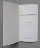 Hamburger Kunsthalle # JURGEN PARTENHEIMER # invitation, 1990, mint
