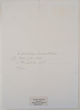 CLaude Pasquer # BLANC /GRIS/NOIR # 1989, limited, signed /numb, mint-