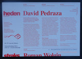 Heden # DAVID PEDRAZA # invitation, 2011, mint-