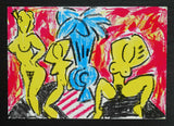 Farbbad galerie # SZCZESNY # invitation, scarce, 1985, mint--