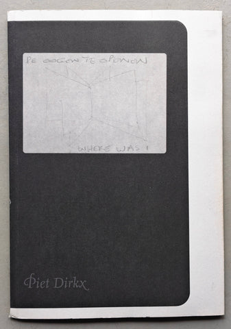Heden, Rudi Fuchs # PIET DIRKX # 2009, mint