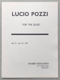 Mario Diacono # LUCIO POZZI # invitation, 1990,mint