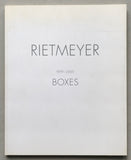 Edition Monica Beck # Rene RIETMEYER , Boxes # 2000, mint--
