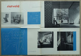 Stedelijk Museum # GERRIT RIETVELD # 1959, folding publication, mint-