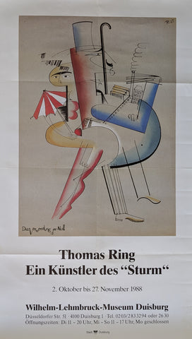 WILHELM LEHMBRUCK MUSEUM # Thomas Ring # 1988, poster, B-