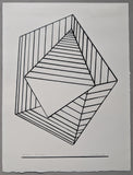 David Rubello, # COMPOSITION #signed/numb screen print, 1990, mint