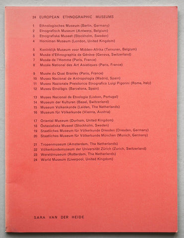 galerie Diana Stigter, artist book # SARA VAN DER HEIDE # 2011, mint-