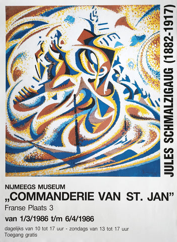 Nijmeegs Museum/ Commanderie van St. Jan # JULES SCHMALZIGAUG # poster, 1986