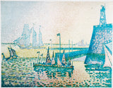 Paul Signac # STEIGER at VLISSINGEN HARBOUR # facsimile reprint, ca. 1999, mint