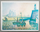 Paul Signac # STEIGER at VLISSINGEN HARBOUR # facsimile reprint, ca. 1999, mint