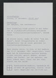 Kunstcentrum Badhuis # JAN SMEJKAL # invitation, 1982, mint