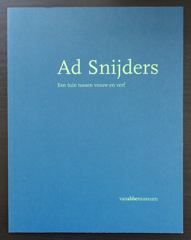 van Abbemuseum # AD SNIJDERS # 2004, mint