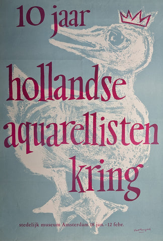 Mart Kempers Stedelijk Museum# 10 jaar HOLLANDSE AQUARELLISTEN # 1955, A--