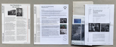 Stedelijk Museum # HET STEDELIJK IN DE OORLOG # clippings set, nm+
