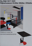 Museum Kroller Muller # DE STIJL 1917-1931 # poster, 1982, mint-