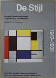 Stedelijk Museum, Wim Crouwel # de STIJL  1917-1931 # 1982, poster, AO, nm/B