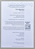 Kunsthal Rotterdam # THEO JANSEN, Strandbeesten # invitation, 2002, mint