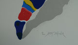 Ardy Struwer, original lithograph # EURO 92, Footbal # numb/signed, mint--