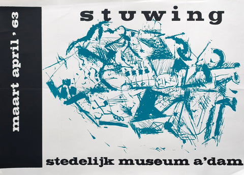 Stedelijk Museum # STUWING # 1963, poster