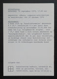 Kunstcentrum Badhuis , computer paintings#  SYKORA # 1979, mint-