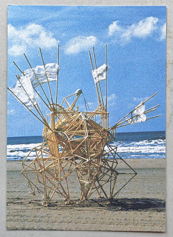 Kunsthal Rotterdam # THEO JANSEN, Strandbeesten # invitation, 2002, mint