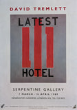 Serpentine gallery # DAVID TREMLETT # poster, 1989, A-