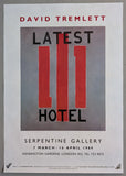 Serpentine gallery # DAVID TREMLETT # poster, 1989, A-