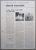 Stedelijk Museum Amsterdam # DAVID TREMLETT # bulletin, 1980, mint-