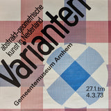 Gemeentemuseum Arnhem/ Struycken, Baljeu ao# VARIANTEN # poster, 1973, A
