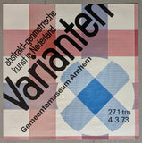 Gemeentemuseum Arnhem/ Struycken, Baljeu ao# VARIANTEN # poster, 1973, A